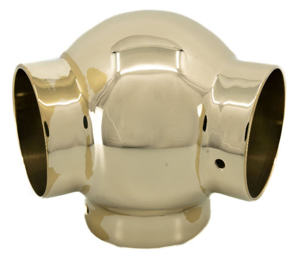 Brass Ball Side Outlet Elbow 135 Degree (2")