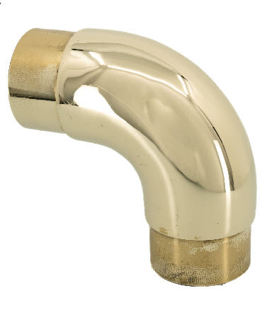 Brass Flush Elbow 90 Degree Curve (2")