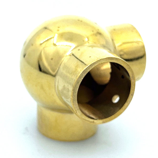 Brass Ball Side Outlet Elbow (1")