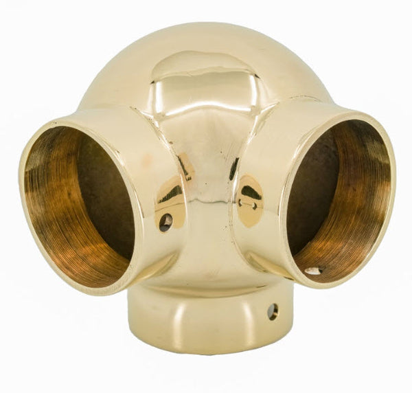 Brass Ball Side Outlet Elbow (2")