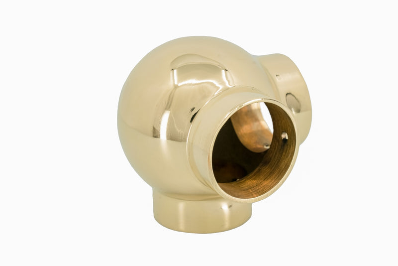 Brass Ball Side Outlet Elbow (1-1/2")