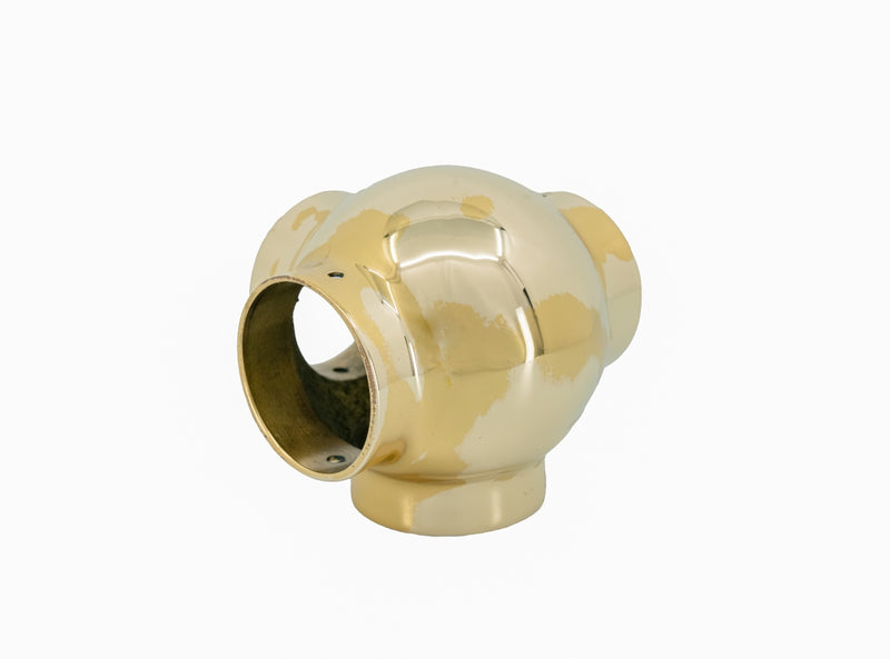 Brass Ball Side Outlet Tee (2")